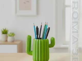 Cactus penholder