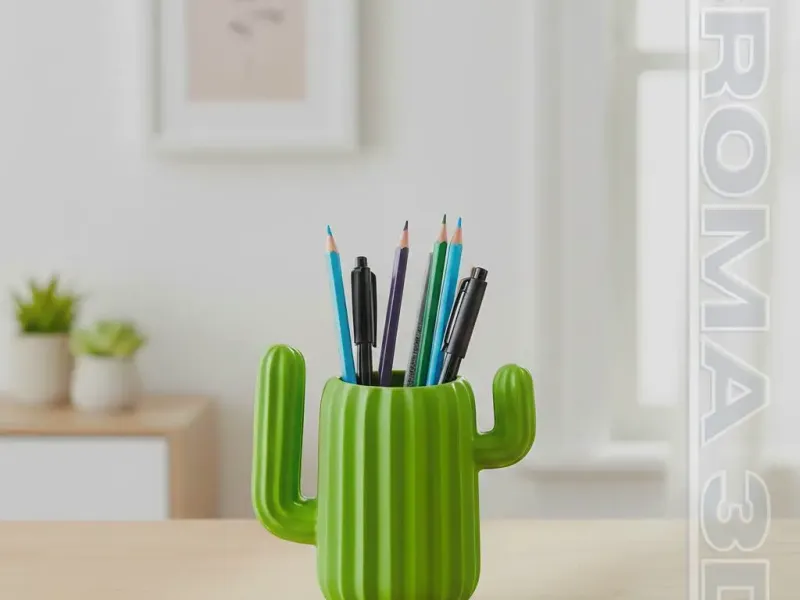 Cactus penholder