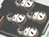 Hedgehog Keychain-5