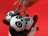 Flexi Panda Keychain Fridge Magnet-6