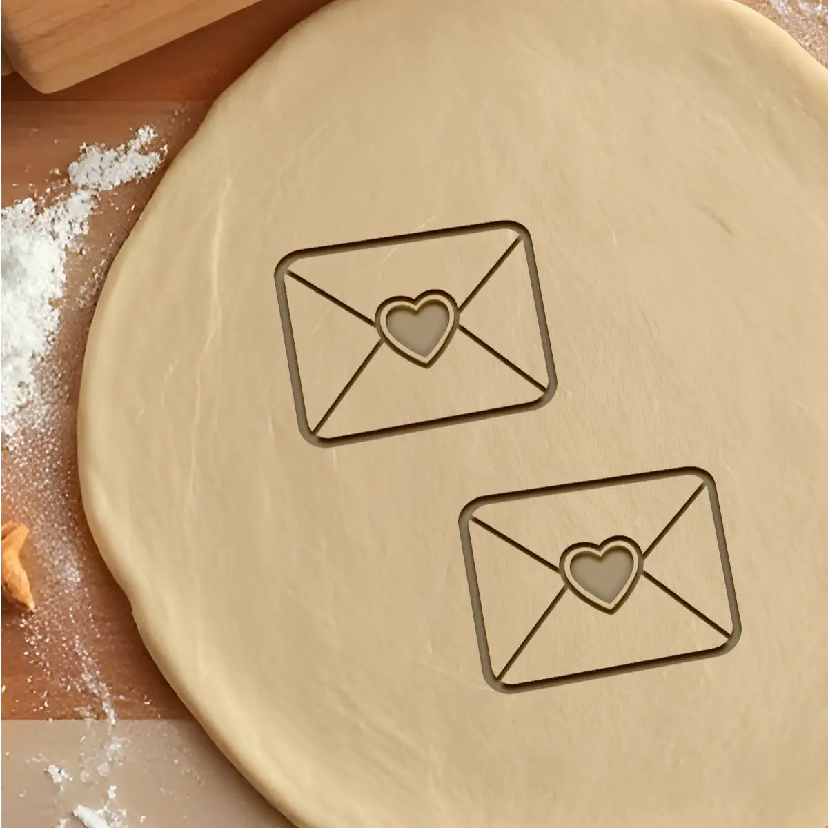 Love Letter Cookie Cutter, Biscuit Cutter