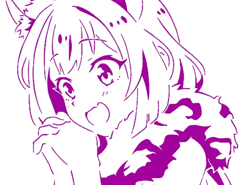 Kiruya Momochi stencil