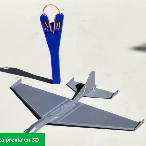 Planeador con lanzador