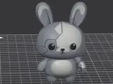 Silver Patchwork Bunny Pal – Noah0x03-1