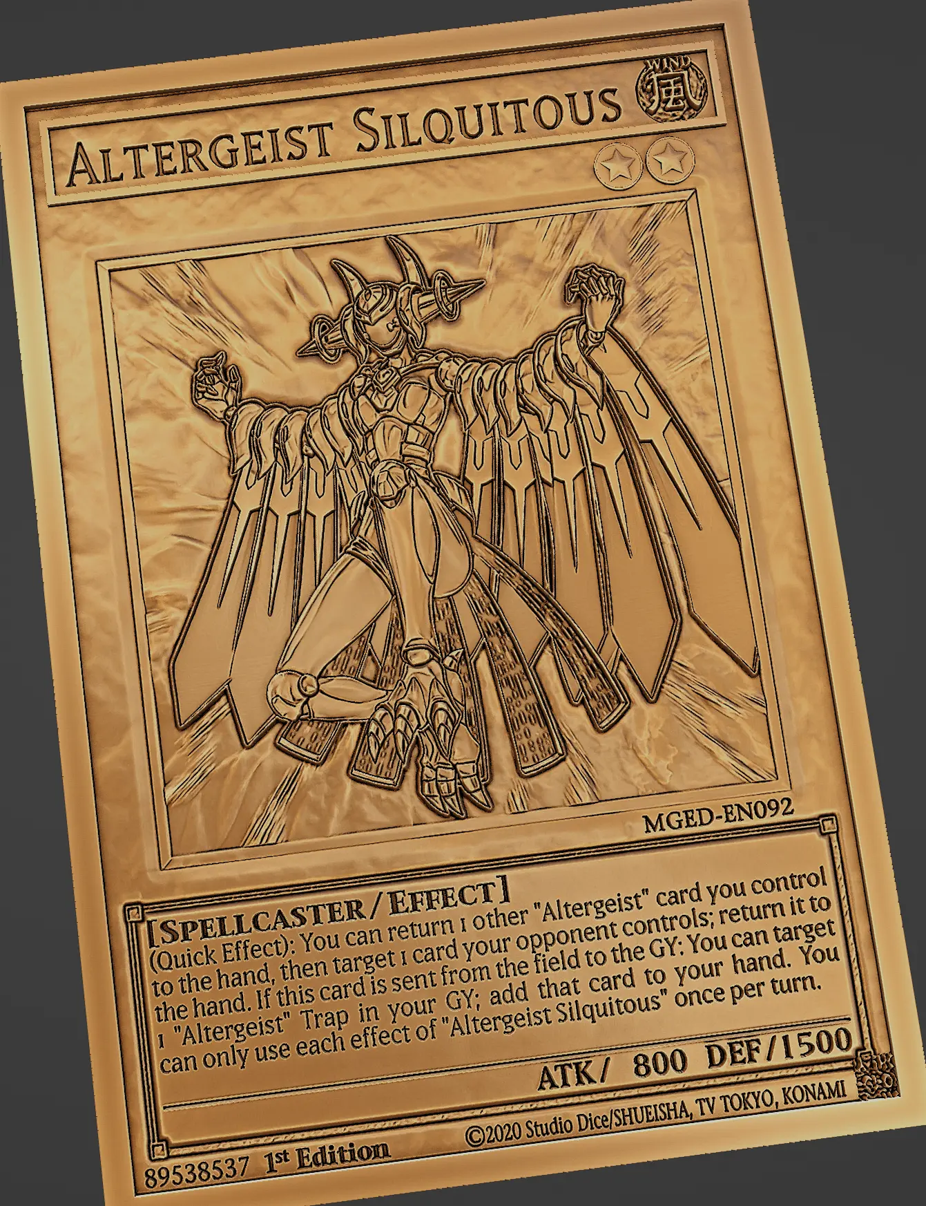 Other STL Download - ALTERGEIST SILQUITOUS - YUGIOHby Wsonuchiha3D