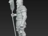 warrior with wolf head banner-4