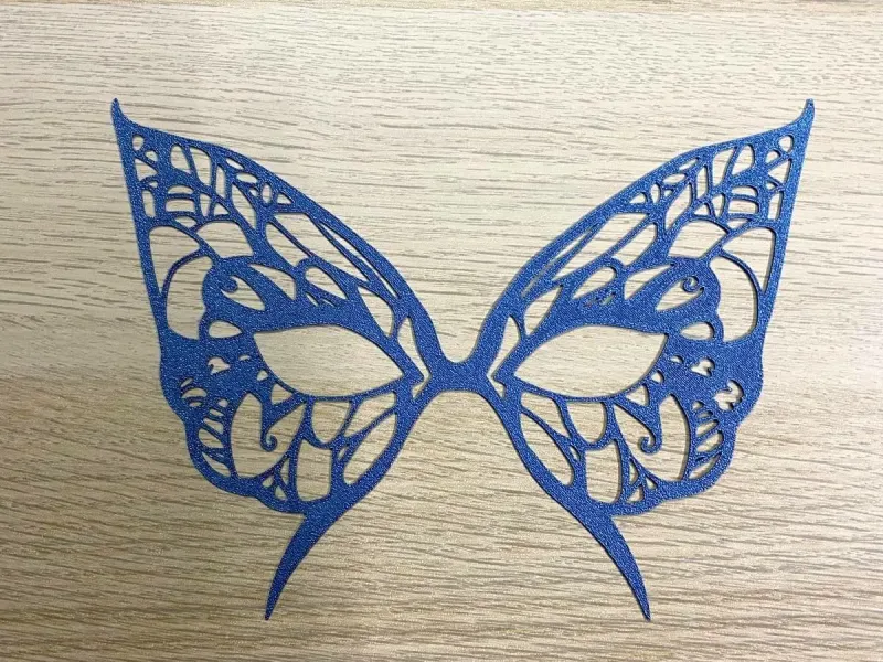 Máscara de borboleta para festa