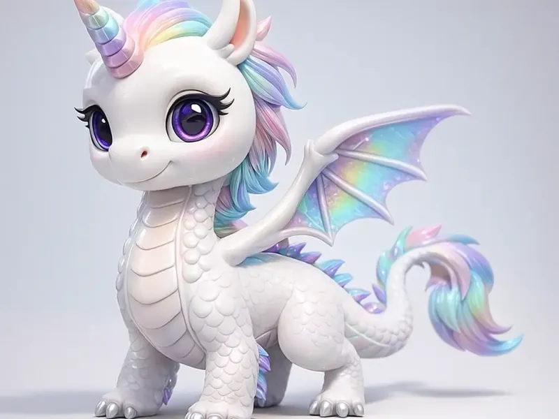 Cute Unicorn Dragon