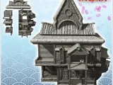 Oriental building with terrace and access staircase (3) - mi-1