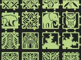 Decorative Coasters & Trivets Puzzle Pack SVG STL CNC Laser-5