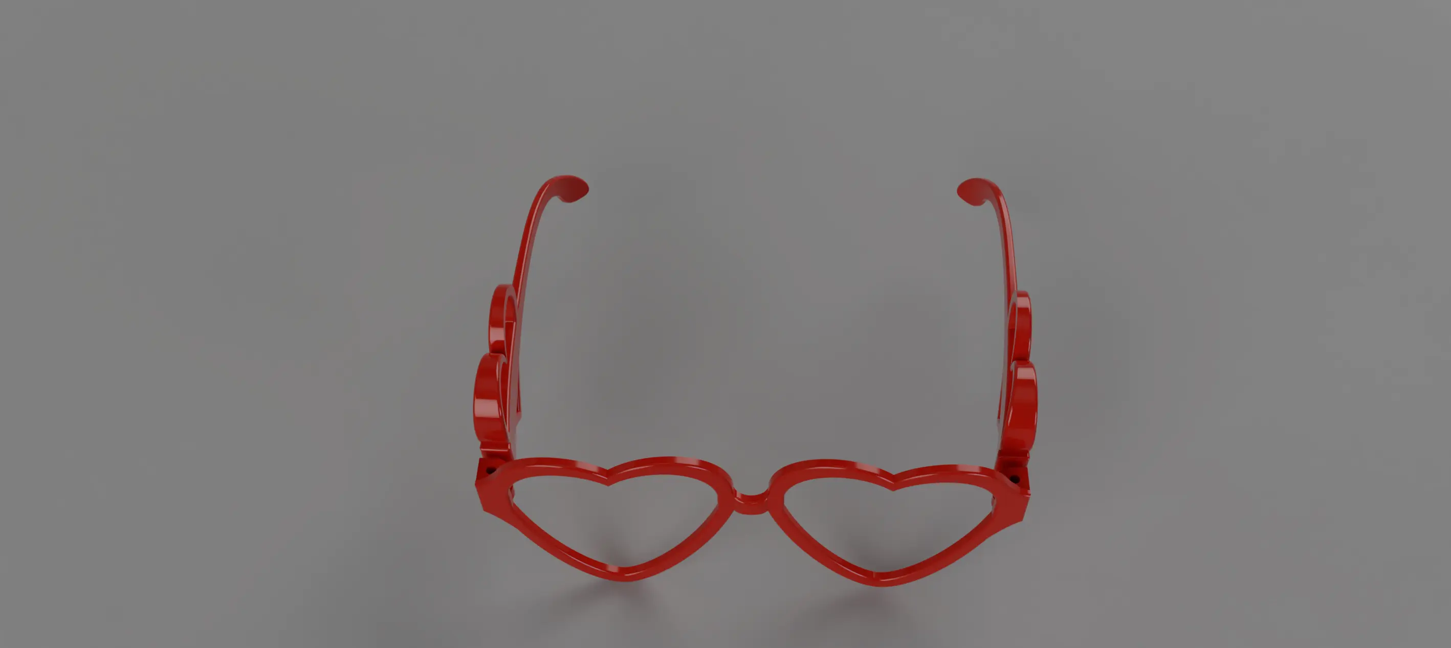 San Valentine Glasses with Love and Heart