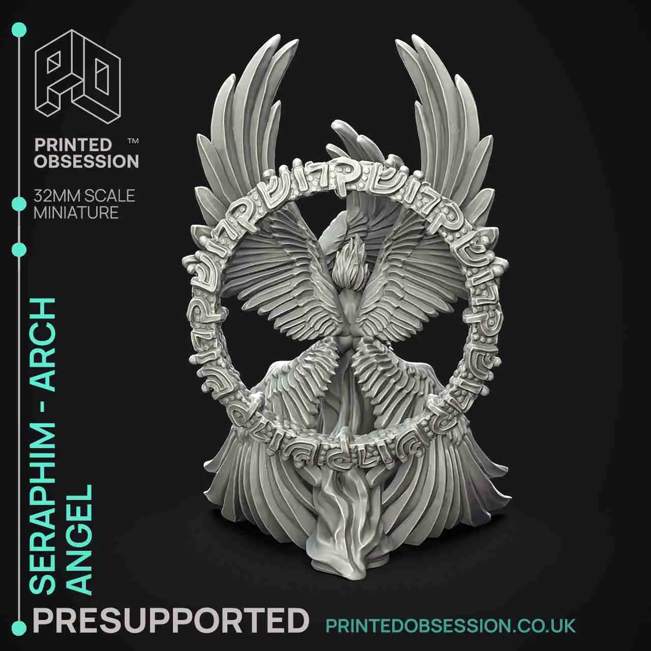 Seraphim - Arch Angel - PRESUPPORTED - 32mm Scale