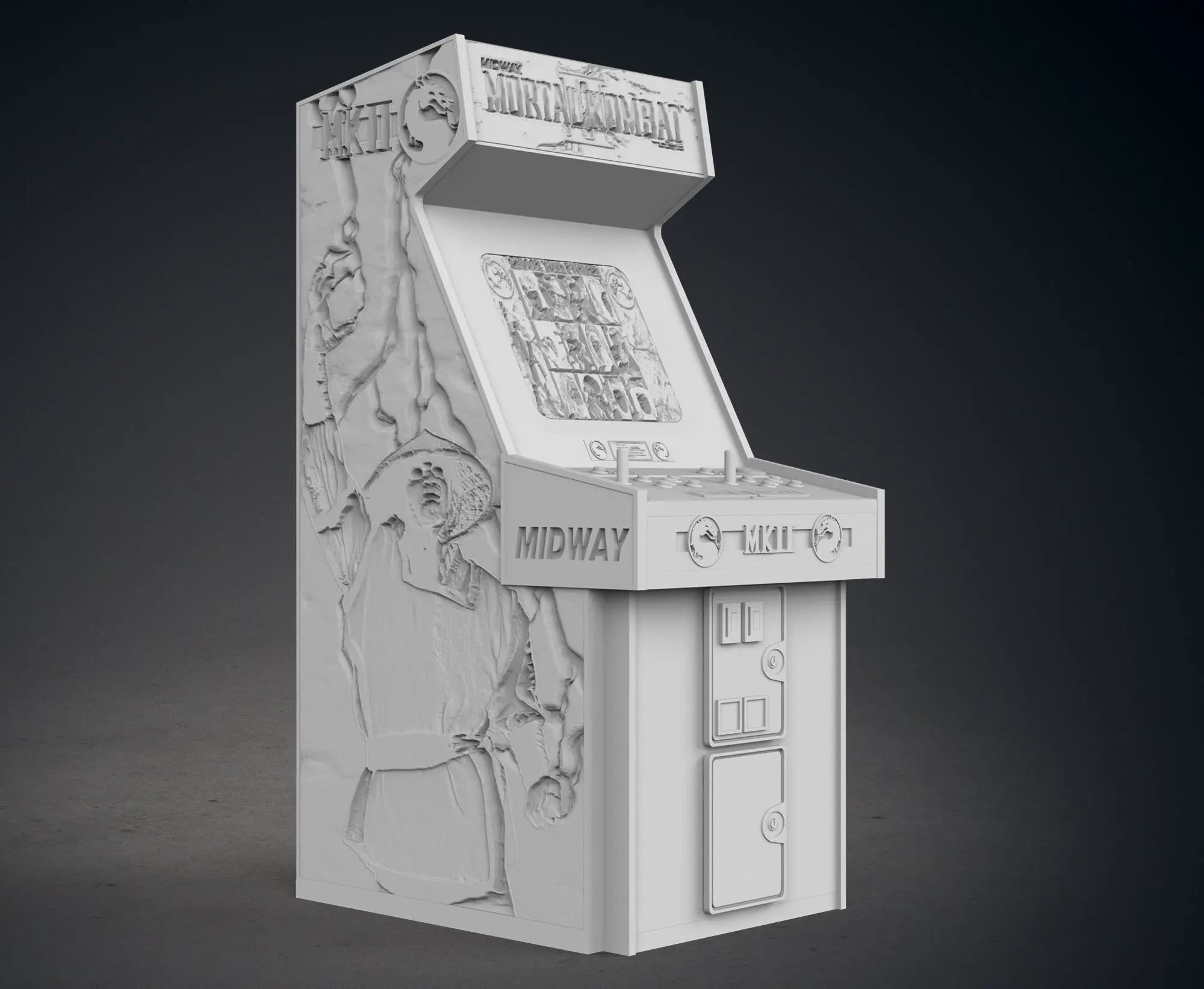 MOBILE ARCADE MORTAL KOMBAT II CON LITHOPHANE