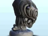Set of six alien creatures busts 13 - miniatures sci-fi scie-6