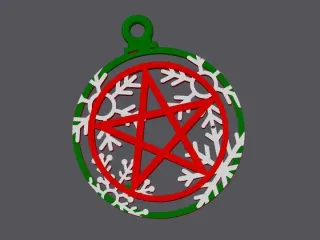 CHRISTMAS ORNAMENT - PENTAGRAM
