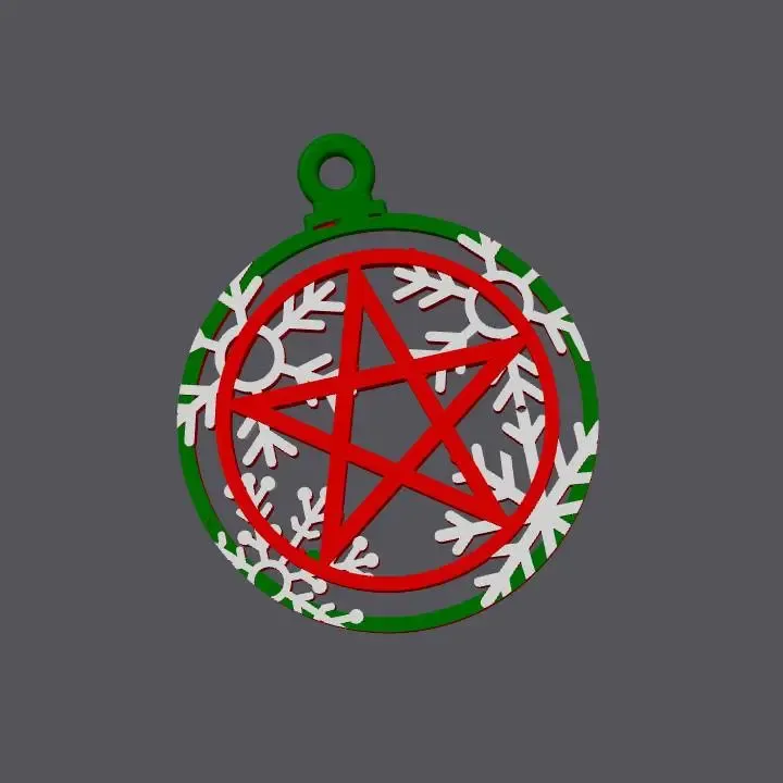 CHRISTMAS ORNAMENT - PENTAGRAM