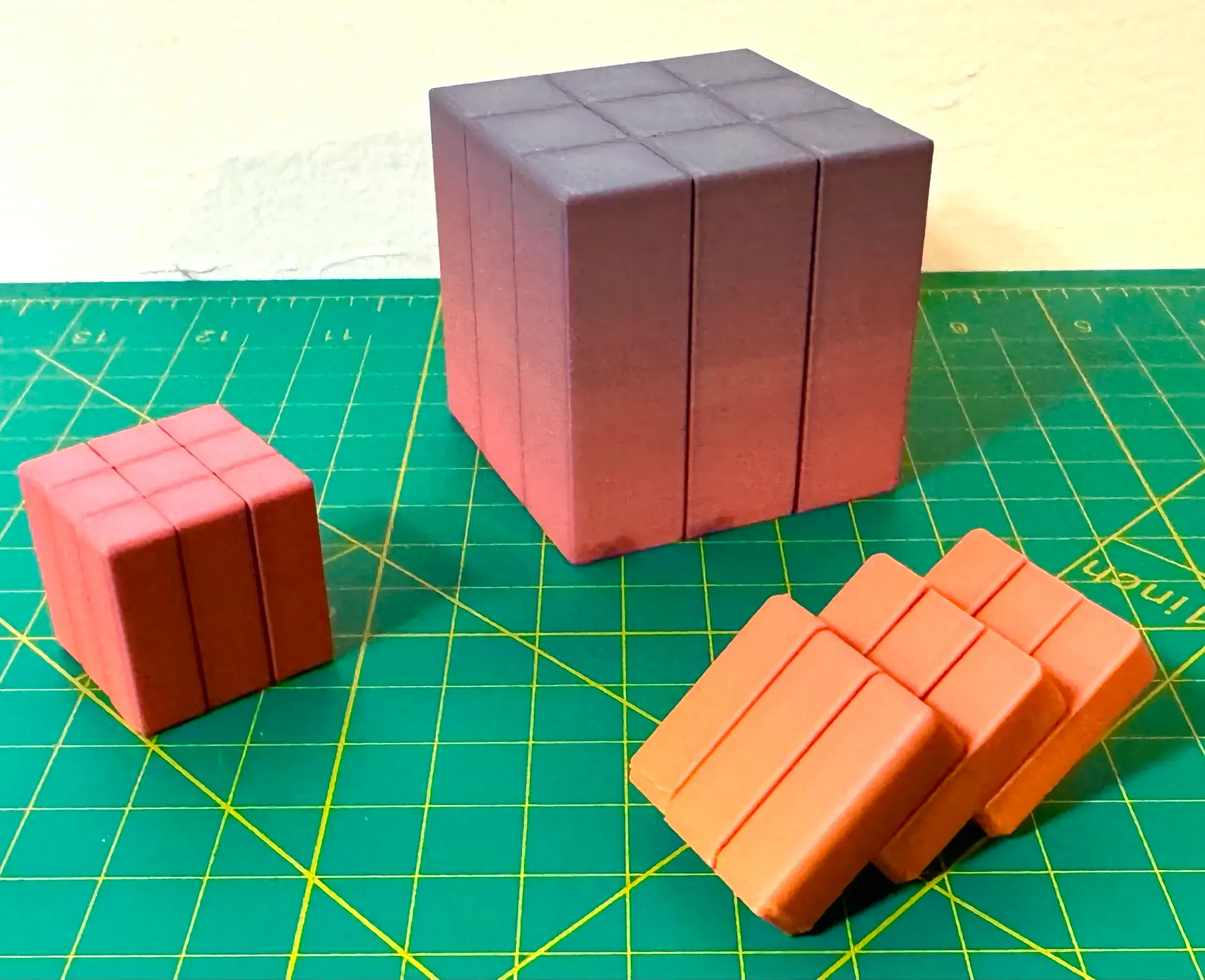 Sliding Fidget Cubes Set