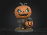 Halloween : pumpkin Guy-2