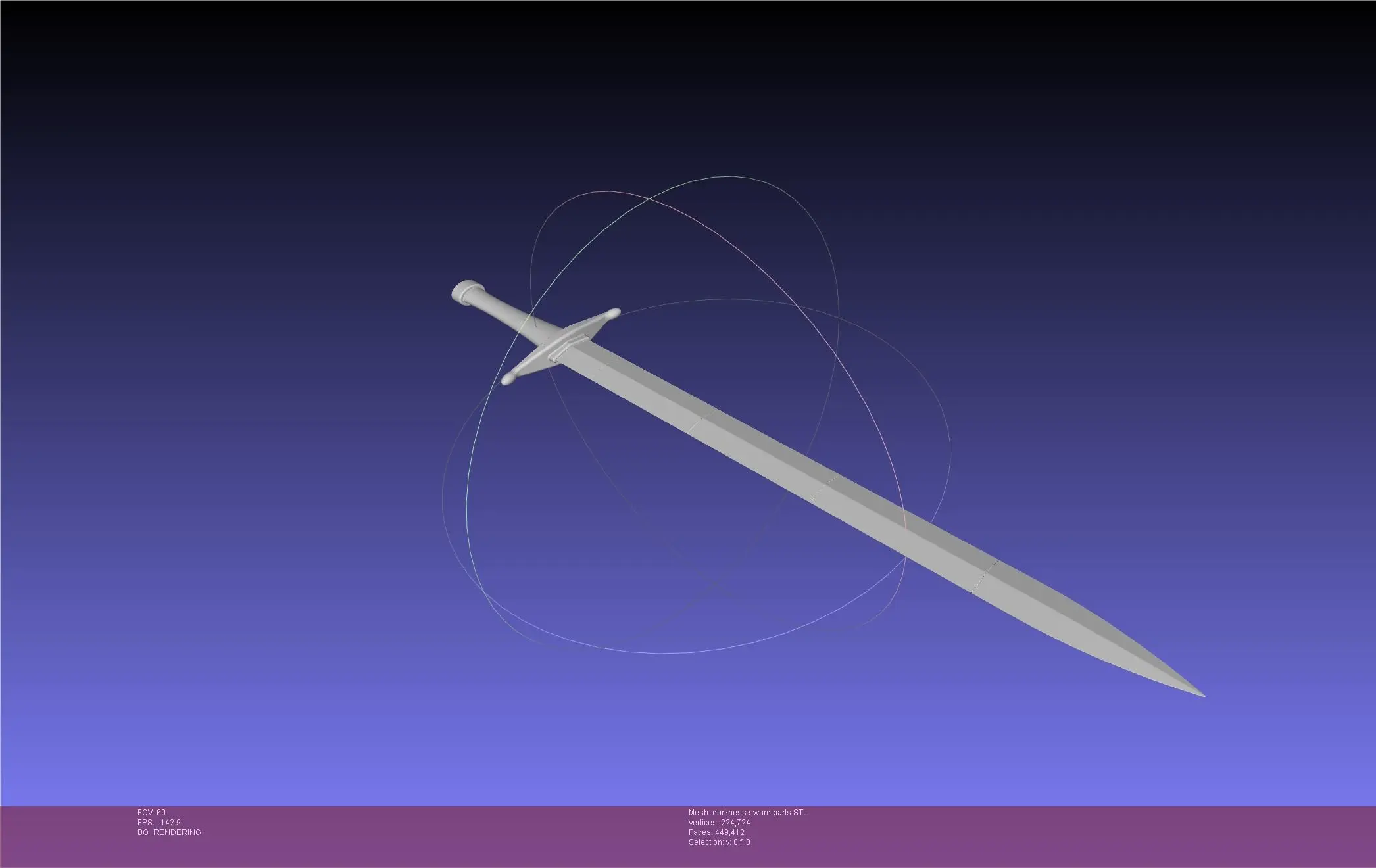 Konosuba Darkness Sword Printable Assembly
