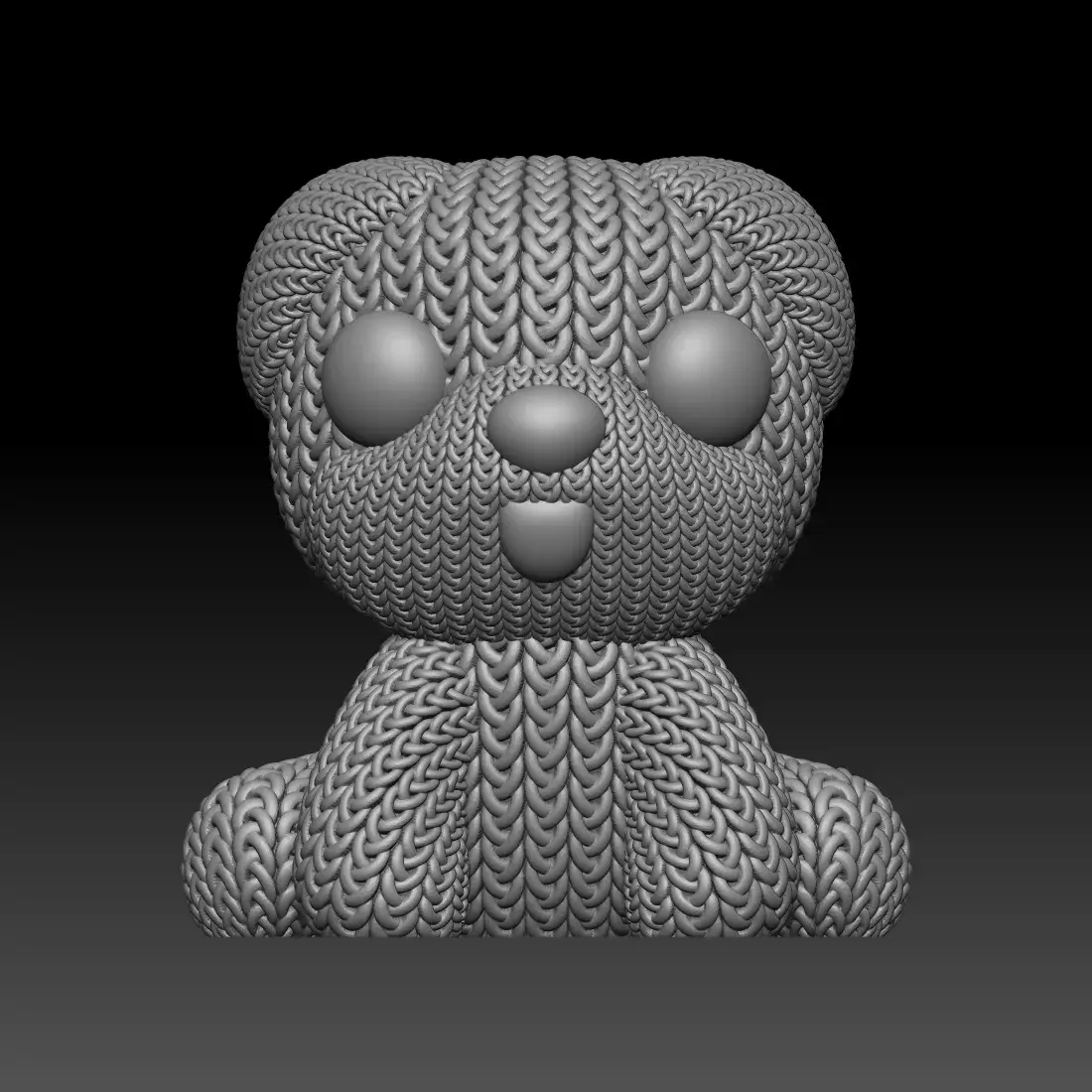Knitted Pug