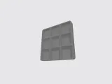 set box with compartments, thk 2,5mm, in size 30x30mm-4