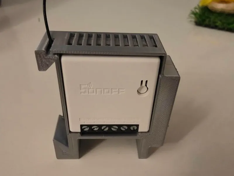 supporto barra din sonoff mini
