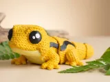Cute Flexi Knitted Gecko 🦎-6