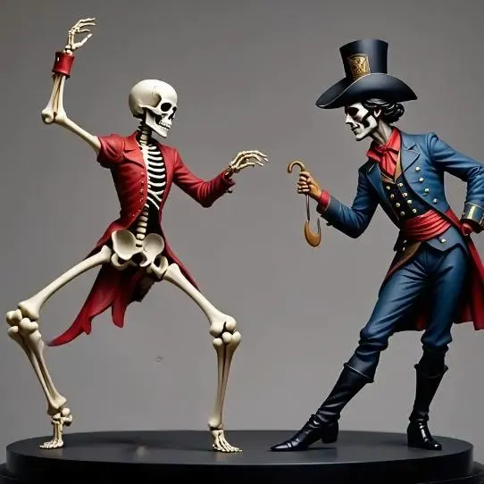 2988 Tango of Life and Death — 3D-Printed Minimalist Statue