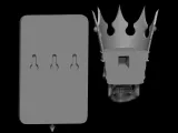 skull CROWN wall-6