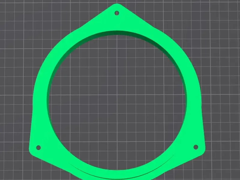 Transition spacer for 16 speakers for Hyundai Solaris