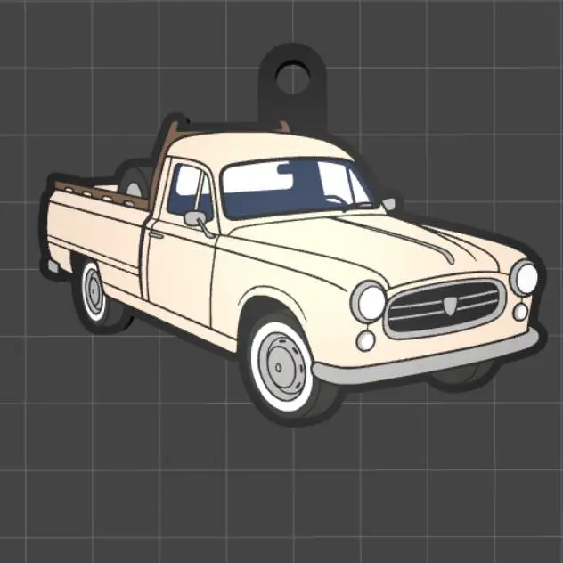 Peugeot T4B Keychain