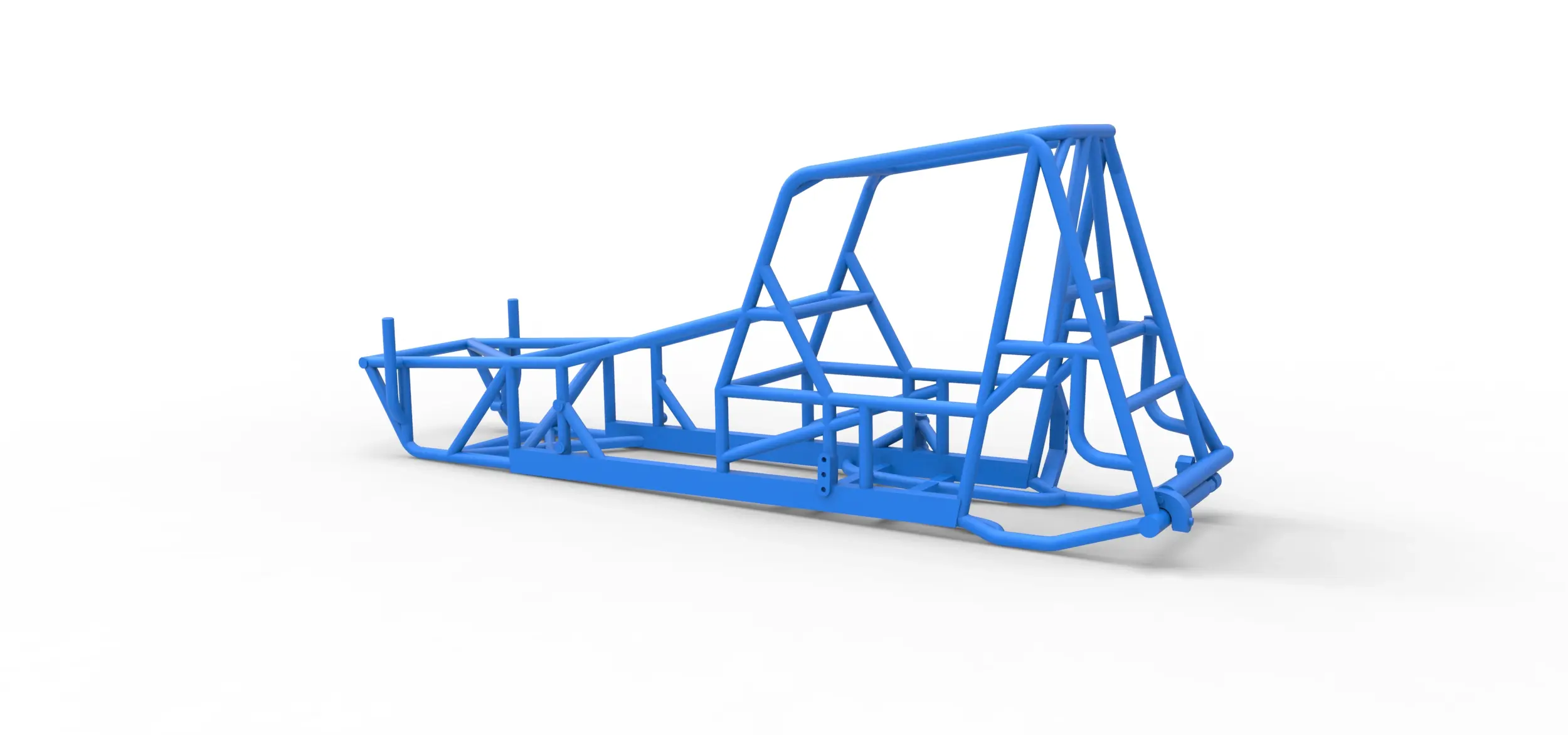 Frame of Vintage Northeast Dirt Modified stock car 1:25