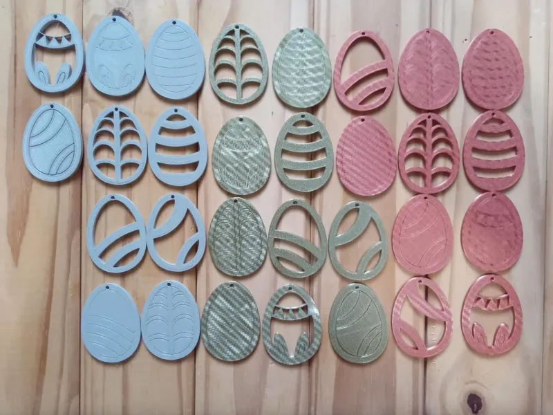 3D Printable Easter Eggs STL | Beautiful Decorative Eggs