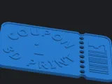 One free, 3-D print coupon-0