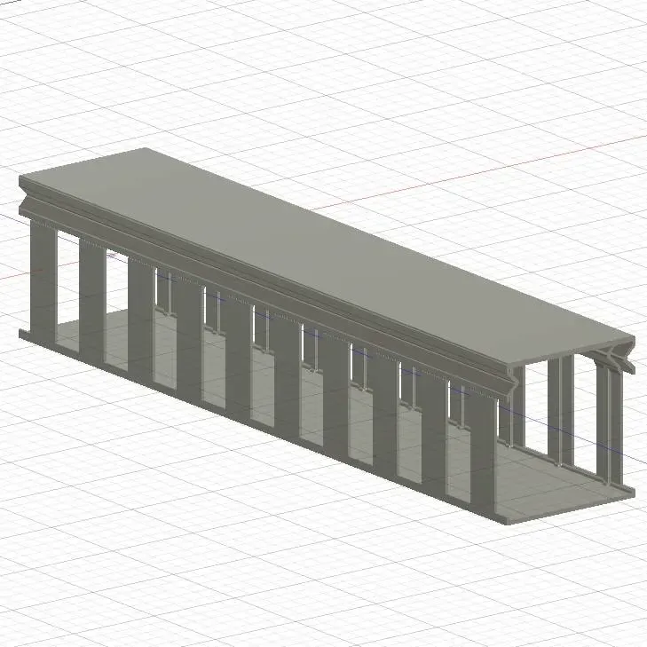 Cable Ducting 40x40mm x 200mm long, no support required