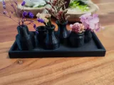 Rustic Mini-Vase Centerpiece (Handmade Look)-6