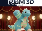 Letter X in the shape of a Dinosaur-0