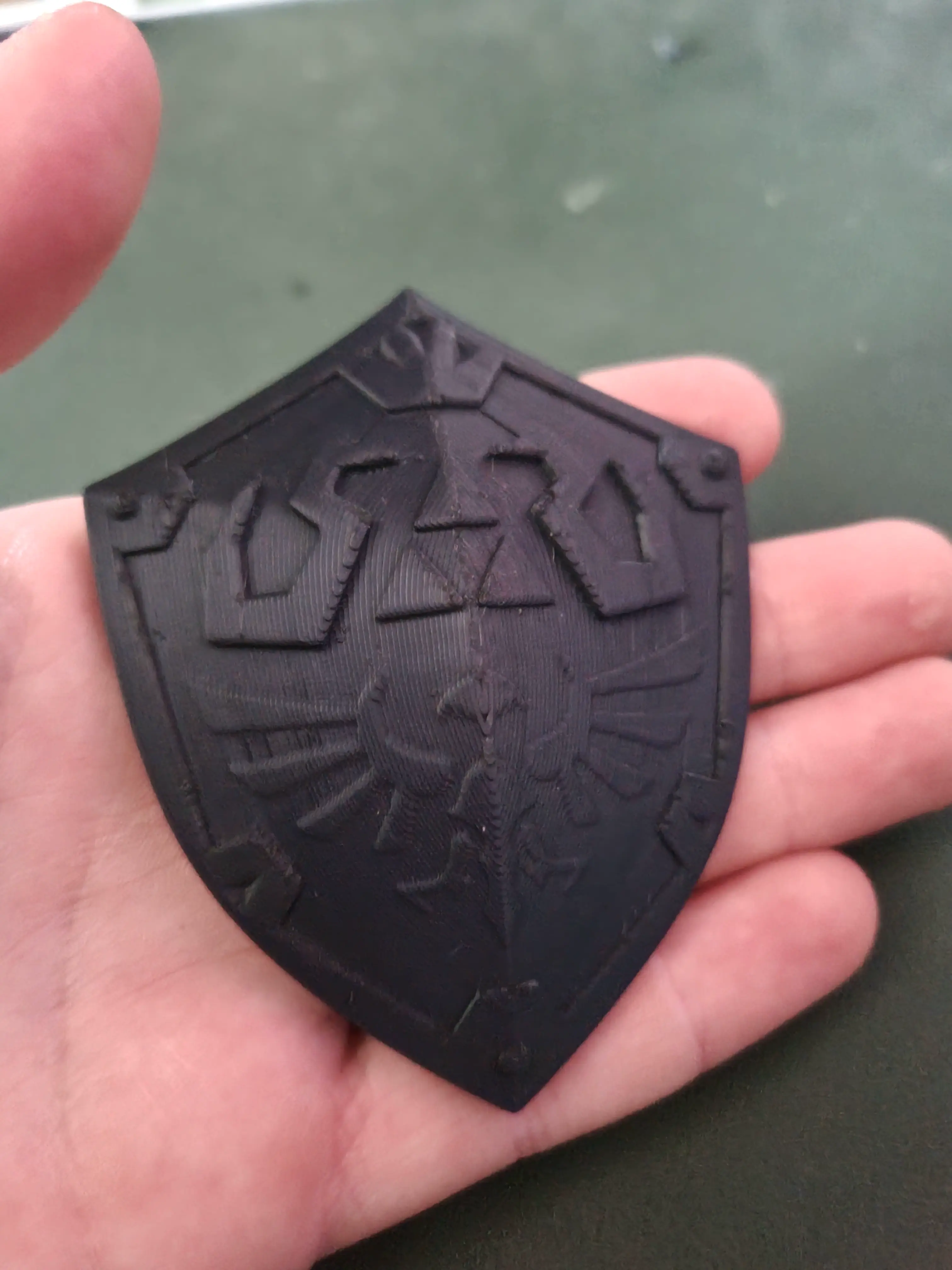 Hylian sheild from The Legend of Zelda