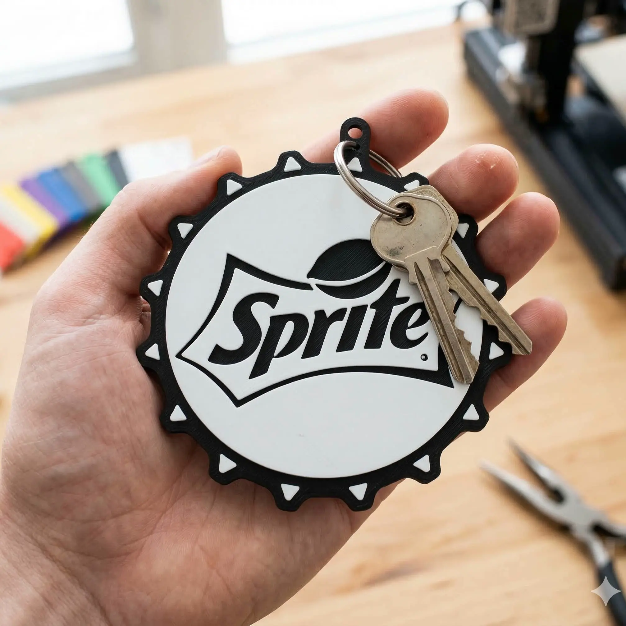 LLavero de Tapitas de Gaseosas - Sprite