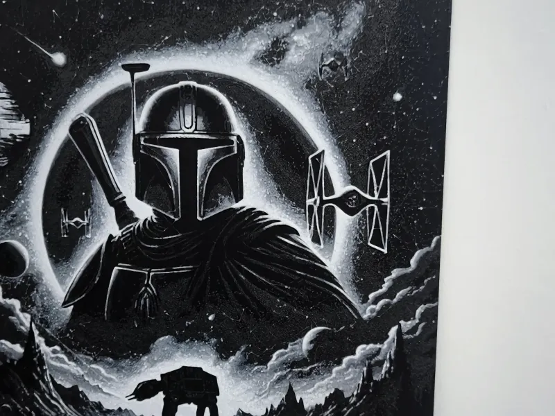 Le Mandalorien et Star Wars Hueforge
