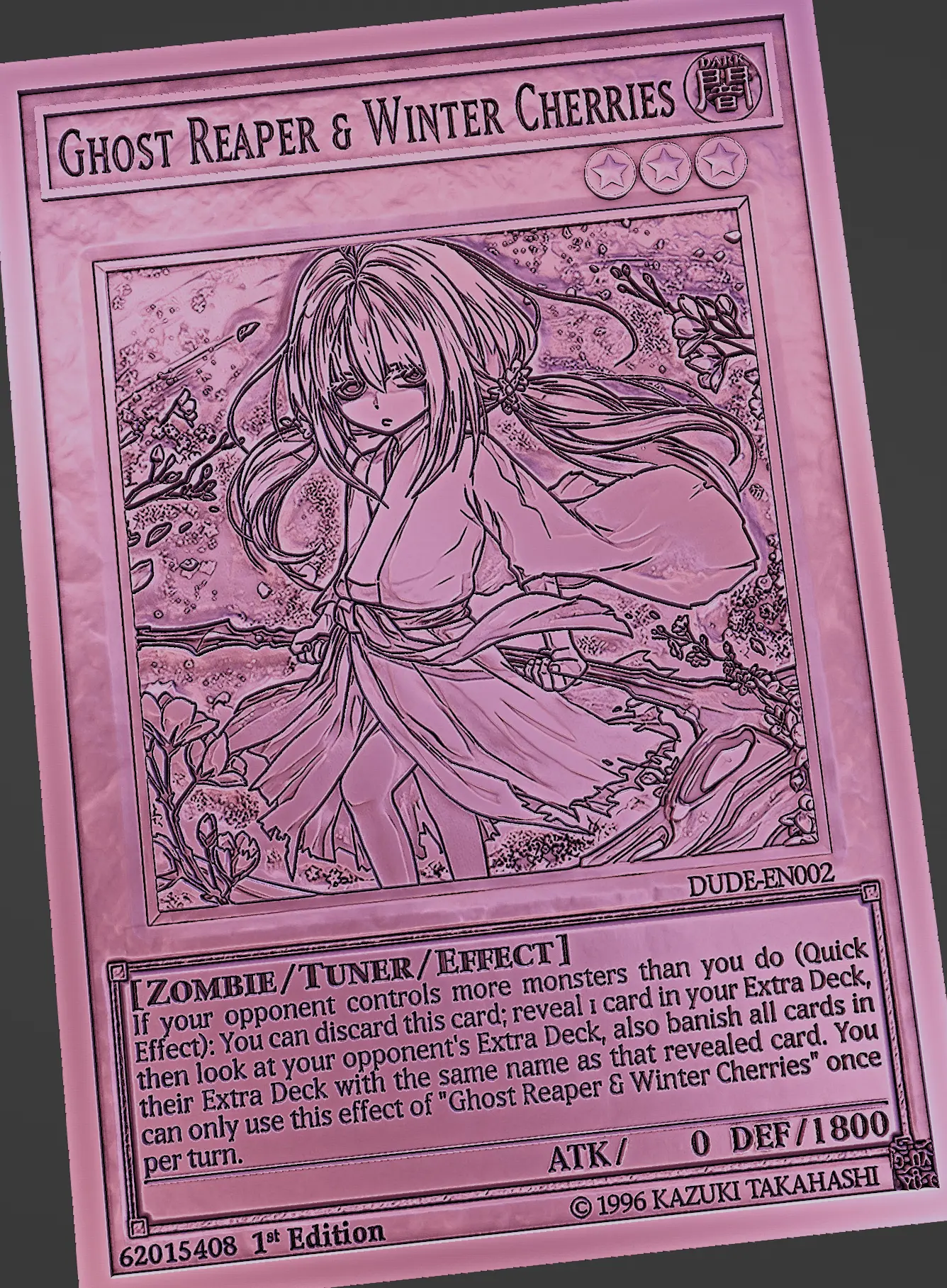 GHOST REAPER & WINTER CHERRIES - YUGIOH