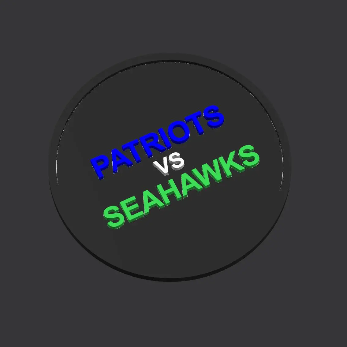 Super Bowl Simple Coaster