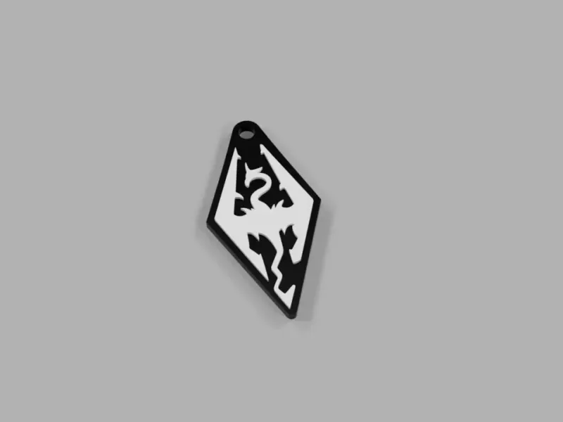 Skyrim Keychain