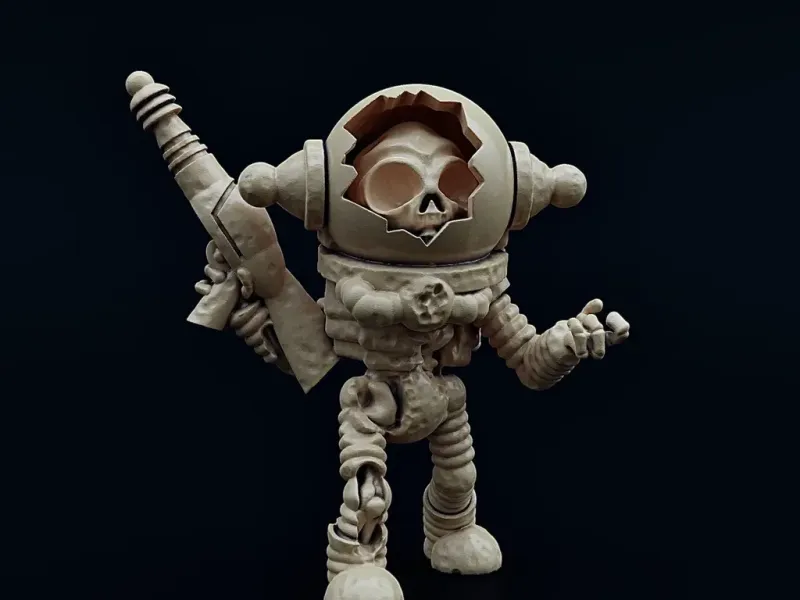 Gepantserd skelet Zeta-Reticulan Minion