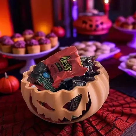 Soporte de caramelos - Calabaza - Halloween