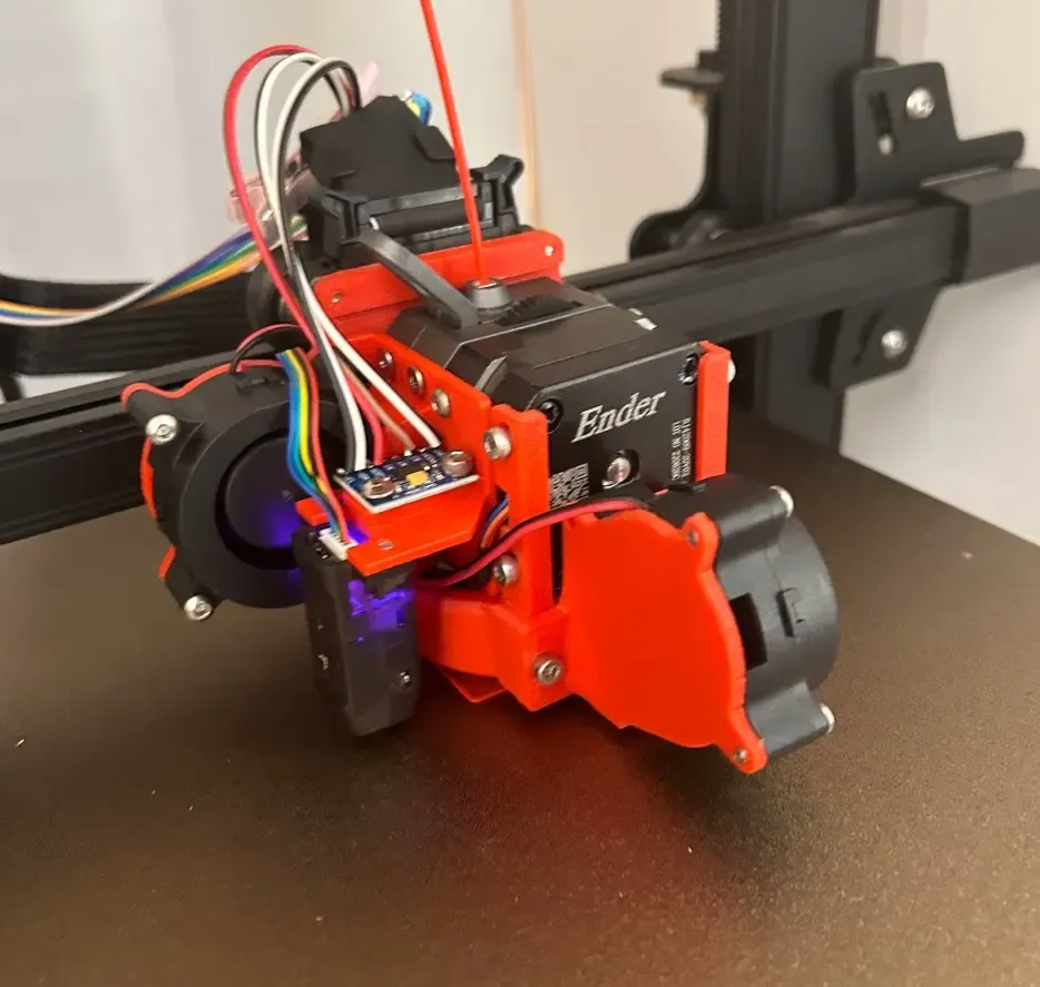 ENDER 3 S1 PRO FAN DUCT 4020 BLOWER PRINT NO SUPPORT