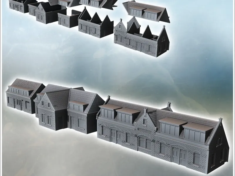 Insieme di tre grandi edifici moderni (Zwateweg, Paesi Bassi)