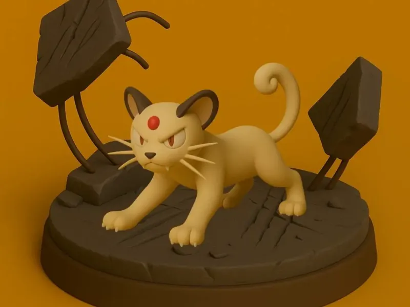 Pokemon battle style - Persian #053