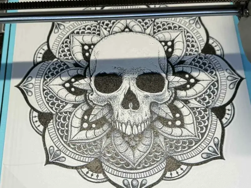 Mandala Skull Art Hueforge
