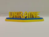 UKRAINE 3D FLAG-1